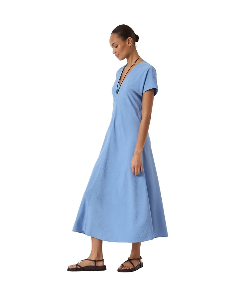 Hush Women's Grace Air Flow V-Neck Midi Dress