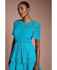 Coast Women's Tiered Lace Midi Dress