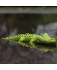 Haba Little Friends Crocodile - 7" Chunky Plastic Zoo Animal Toy Figure