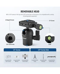 Neewer TP09 Camera Tripod for select iPhone models
