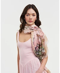 Fable England Women's Woodland Scene Long Scarf