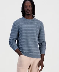 Sun + Stone Men's Acid Stripe Long-Sleeve Sweater, Macy's Exclusive