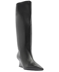 Arezzo Women's Courtney Wedge Tall Boots