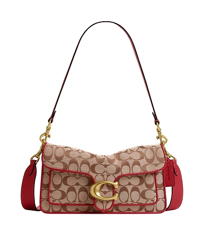 Coach Tabby Soft Signature Jacquard Small Shoulder Handbag