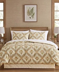 Elin Damask Floral 9 Piece Comforter Sets