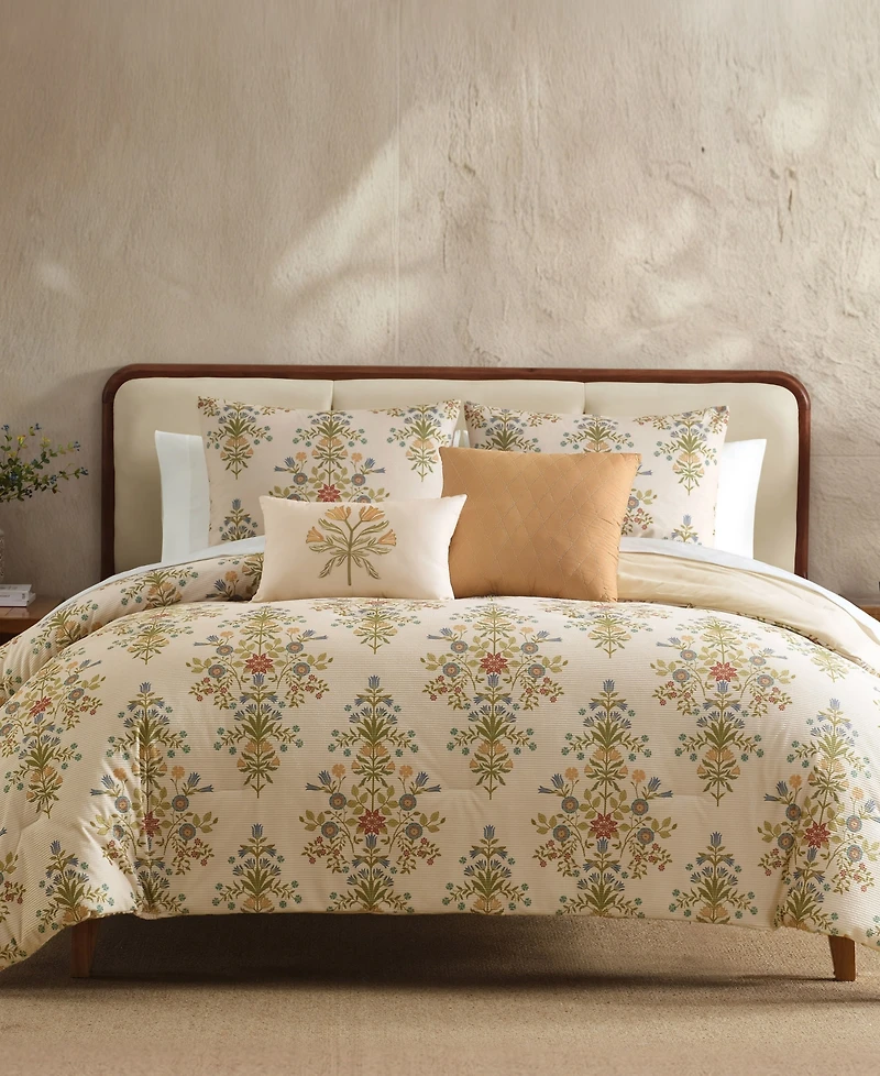 Elin Damask 9-Piece Comforter Set