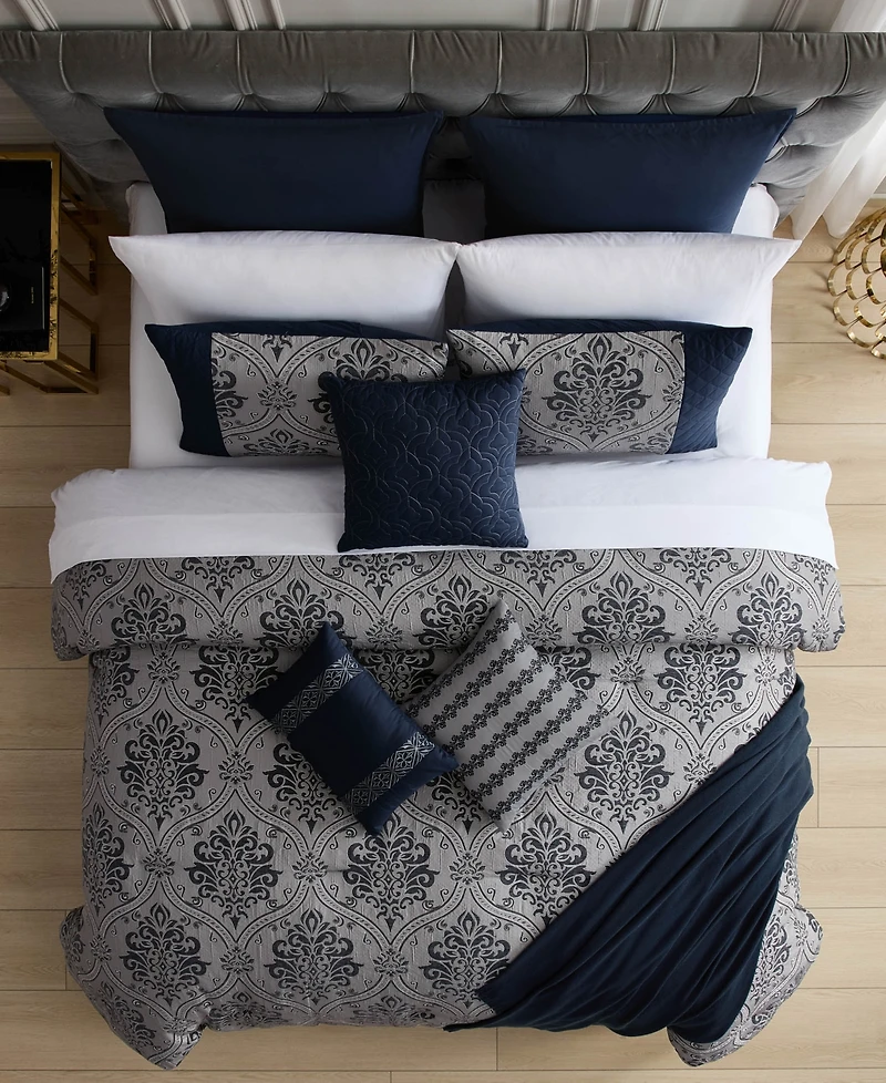 Horwin Damask 14-Piece Comforter Set