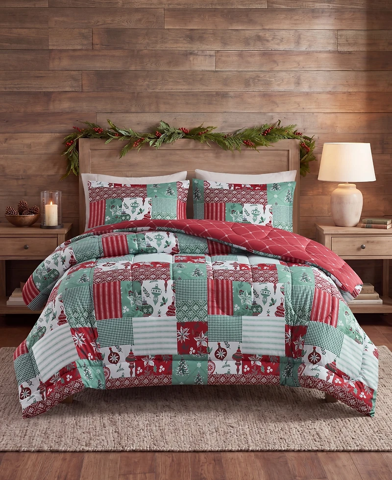 Macy's Neve Patchwork 3-Piece Comforter Sets