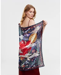 Fable England Women's Freya's Heart Story Square Scarf