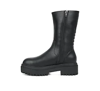 Women's Lewisa Panelled Lug Sole Boots