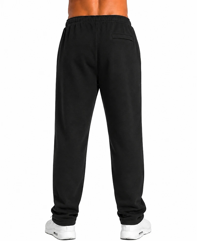 Q-Active Men's Classic Open-Bottom Fleece Sweatpants