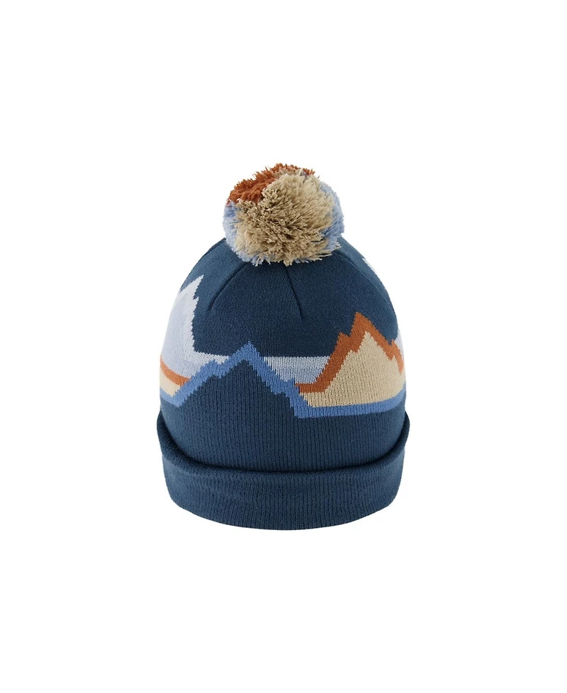 Deux par Deux Little and Big Boy's (5-14) Winter Mountain Jacquard Knit Pompom Hat