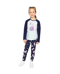 Deux par Deux Toddler Girls (2T-5T) Printed Leggings Unicorn Print