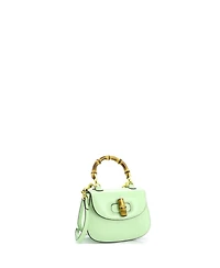 Pre-Owned Gucci Mini Bamboo 1947 Top Handle Bag Leather