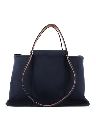Pre-Owned HERMES 39 Cabag Elan Toile and Leather