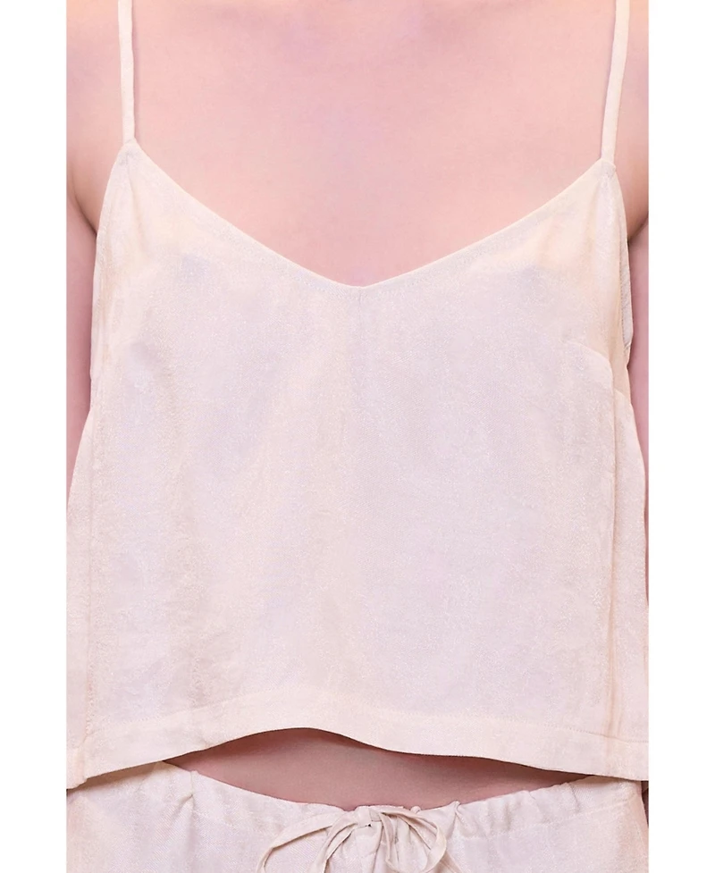 Pcfg Women's Daydreamers Strappy V Neck Top