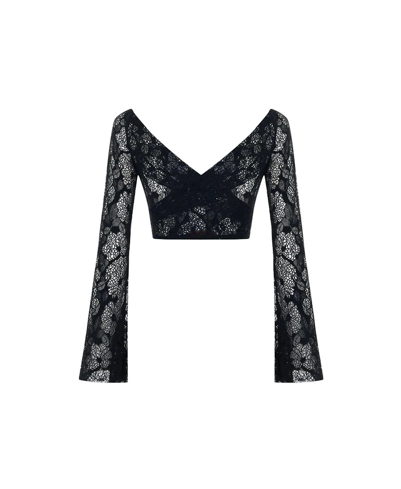 Pcfg Women's The Party Edit Lace Body with Contrast Bust Panel