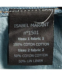 Pre-Owned Isabel Marant Women's Tie-Dye Western Denim Shirt