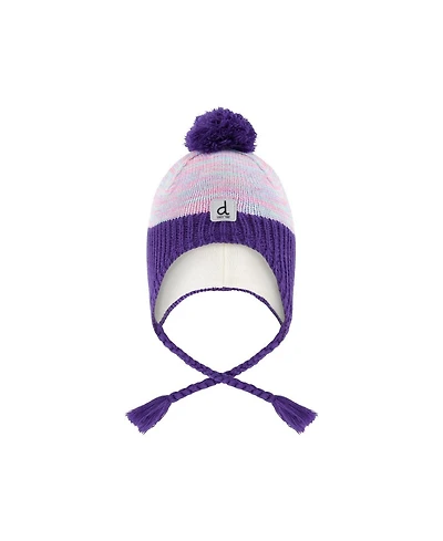 Deux par Deux Little and Big Girl (5Y - 14Y) Winter Peruvian Knit Hat