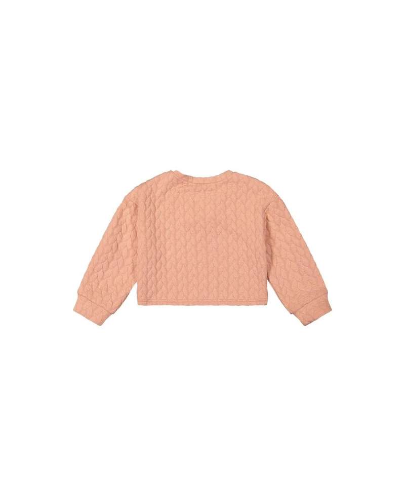 Deux par Toddler Girls' (2T-5T) Jacquard Sweatshirt