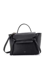 Pre-Owned Celine Medium Belt Bag Textured Leather