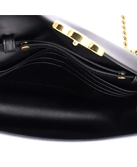 Pre-Owned Celine Margo Triomphe Wallet on Chain Leather