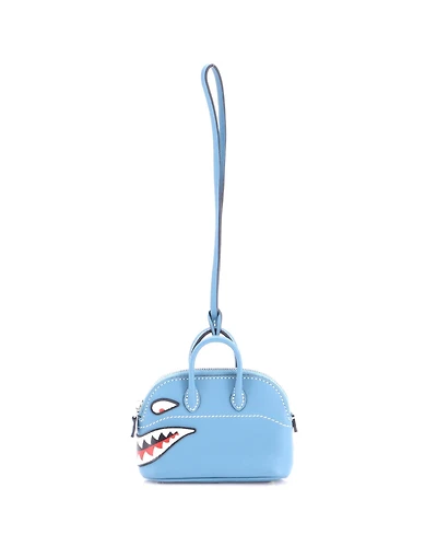 Pre-Owned Hermes Bolide Shark Bag Charm Leather