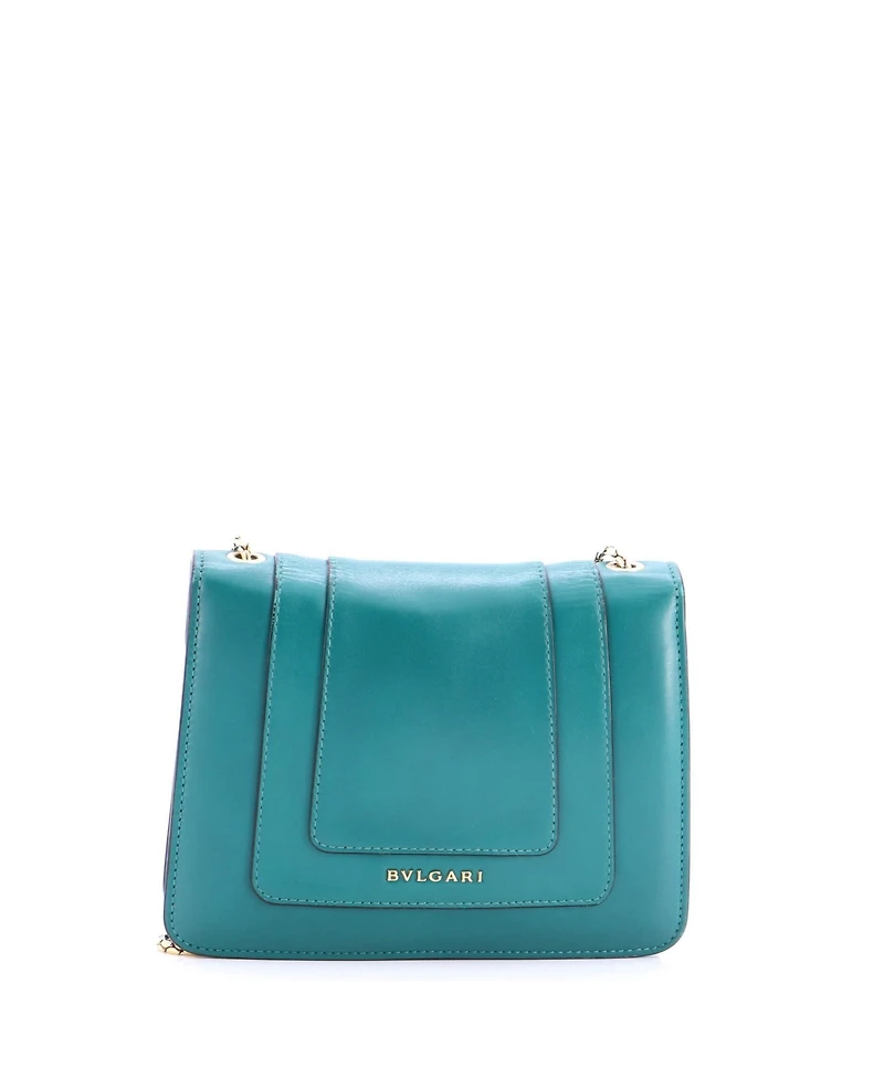 Pre-Owned Bvlgari Serpenti Forever Square Shoulder Bag Leather