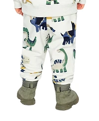 Deux par Deux Toddler Boy's (2T-5T) Fleece Sweatpants Dinosaur Print
