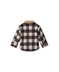 Deux par Deux Little and Big Boy 6-12 Brushed Plaid Zipped Jacket