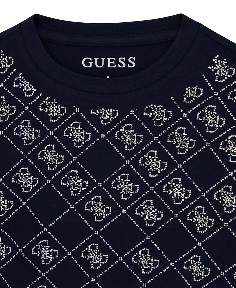 Guess Girls' 7-16 Boxy Fit Short-Sleeve T-Shirt