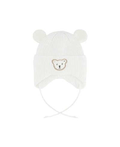 Deux par Deux Baby Unisex 3M-24M Winter Knit Hat with Ear Flaps and Ears