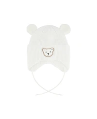 Deux par Deux Baby Unisex 3M-24M Winter Knit Hat with Ear Flaps and Ears