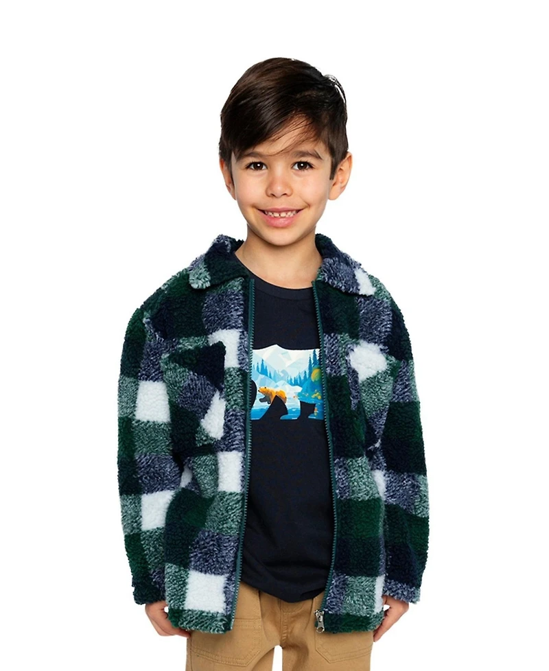 Deux par Little and Big Boy's (6-12) Zipped Overshirt