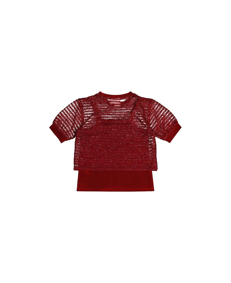 Deux par Toddler Girls (2-5)Fake Layering Top