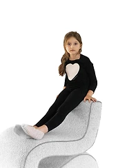NoggiWear Toddler Girls 2T-5T Heart Star Loungewear Set