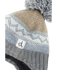 Deux par Deux Little and Big Boy's (5-14) Winter Peruvian Knit Pompom Hat