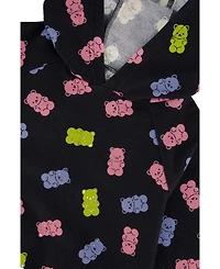 Deux par Deux Toddler Girl 2T-5T Printed Gummy Bears Hoodie