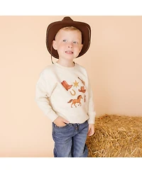 Sweet Wink Little Boys 5-8 Years Western Cowboy Sweatshirt