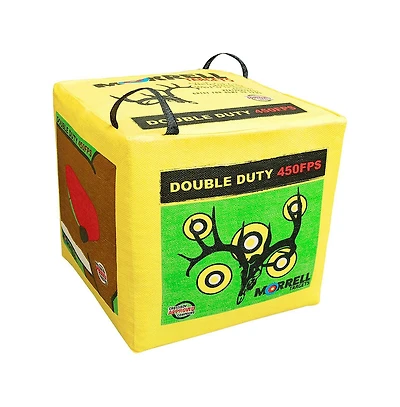 Morrell Targets Morrell Double Duty 450 Fps 4 Sided Cube Field Point Archery Bag Target