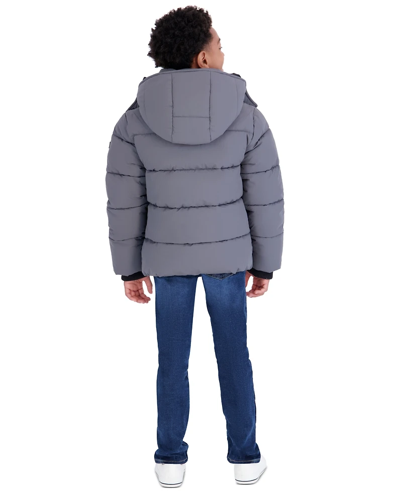 Michael Kors Boys' 5-20 Ripstop Puffer Jacket