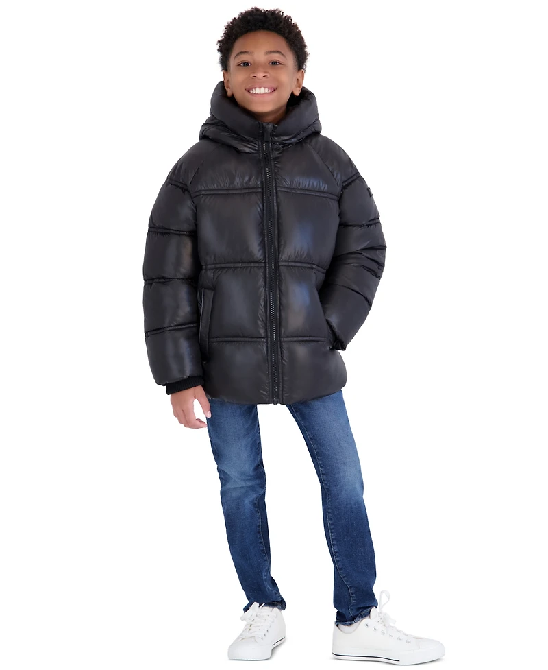 Michael Kors Toddler Boys' 2T-5T Heavyweight Shine Puffer Jacket