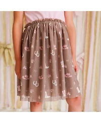 Sweet Wink Toddler Girls (2T-4T) Howdy Darling Western Short Sleeve Tutu Dress