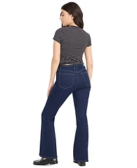 Good American Women's Mid-Rise Flare Jeans, Regular & Plus