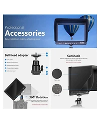 Neewer F100 Camera Battery and Charging Accessory with 7 inch