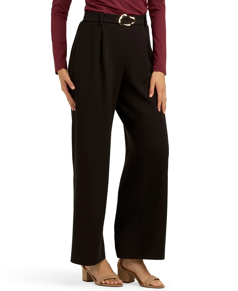 Bcx Juniors' Mid-Rise Wide-Leg Pants