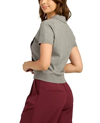 Bcx Juniors' Button-Front Sweater Cardigan