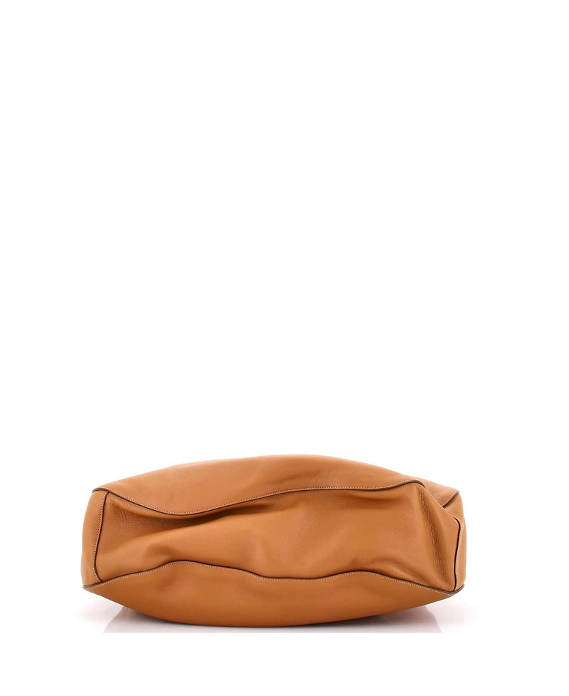 Pre-Owned Prada Large Rolle Hobo Soft Grain Leather