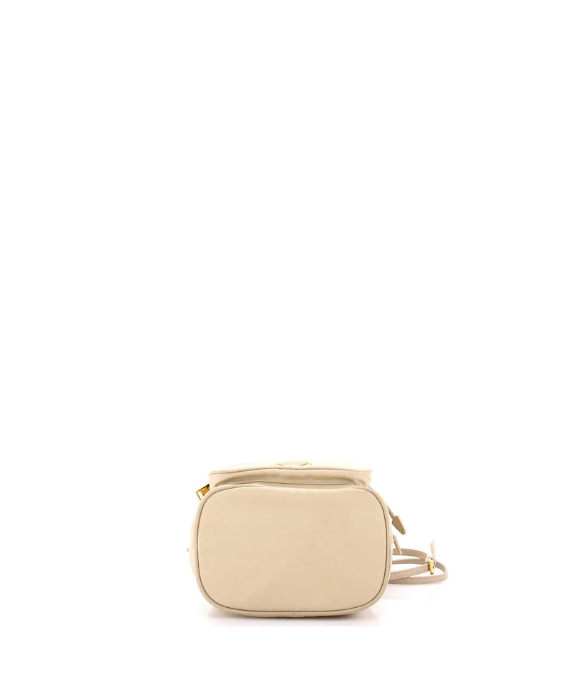 Pre-Owned Prada Small Drawstring Bucket Bag Tessuto