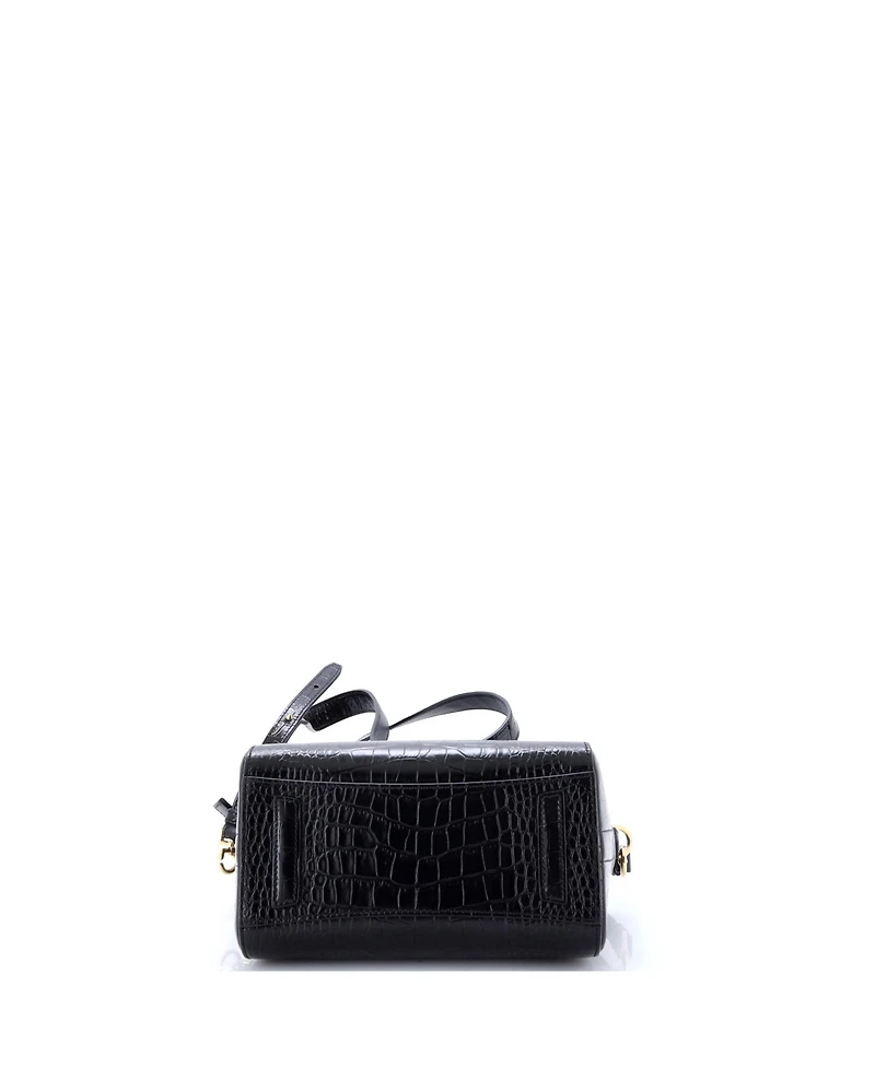 Pre-Owned Givenchy Mini Antigona Bag Embossed Leather